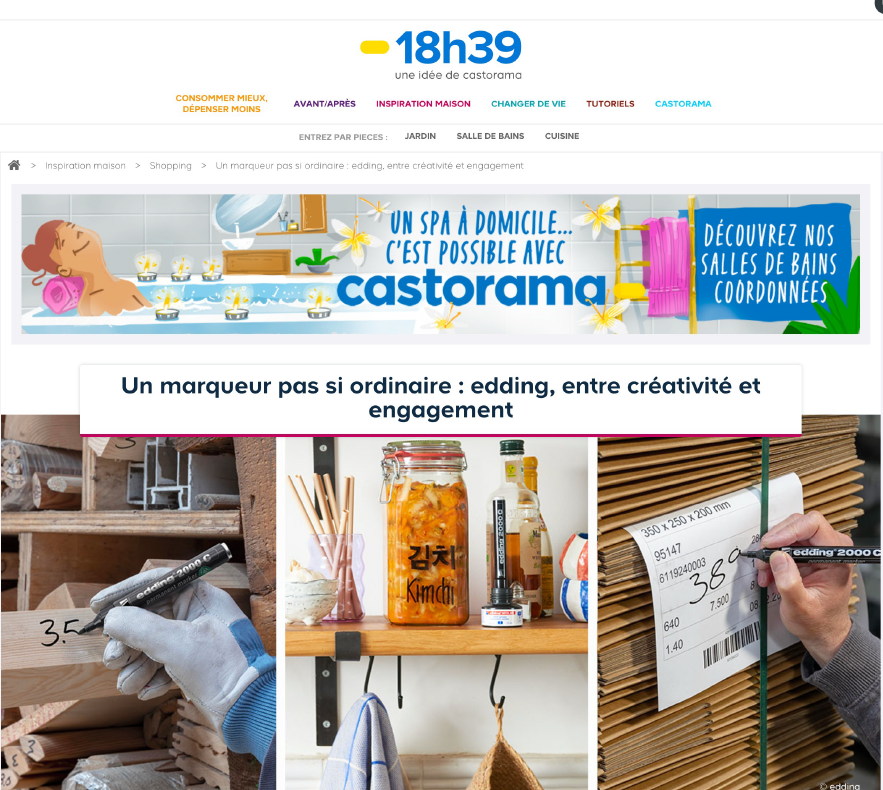 Castorama Webseite